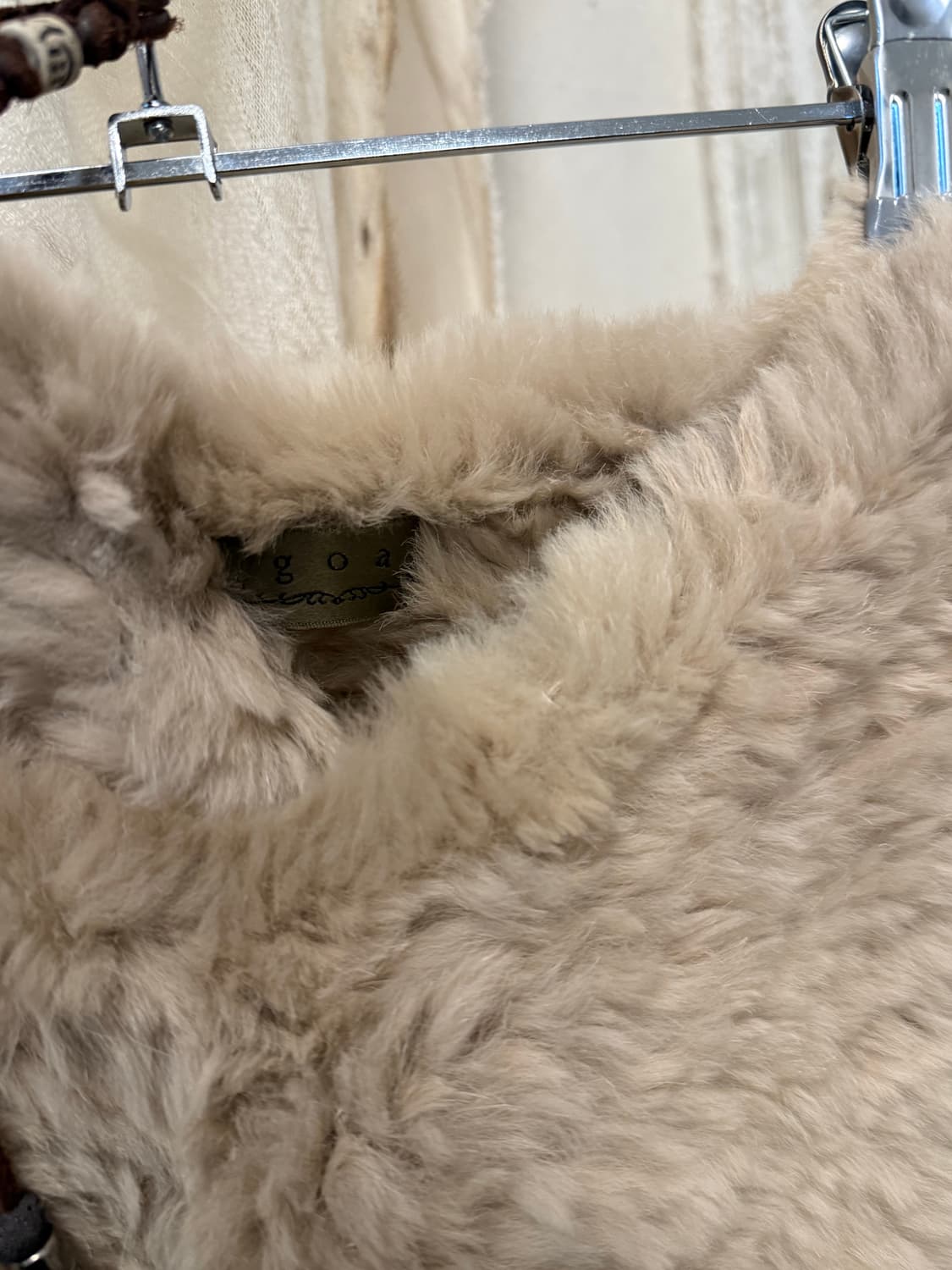 g.o.a rabbit fur 케이프 상품이미지3