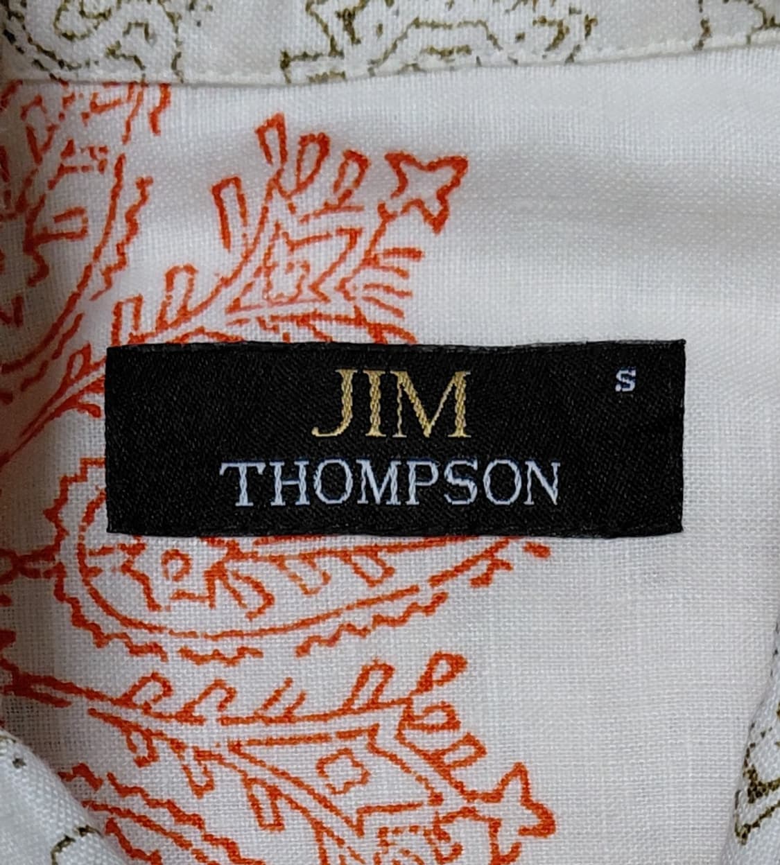 [95~100] Jim Thompson 100% 린넨 반팔 셔츠 상품이미지6