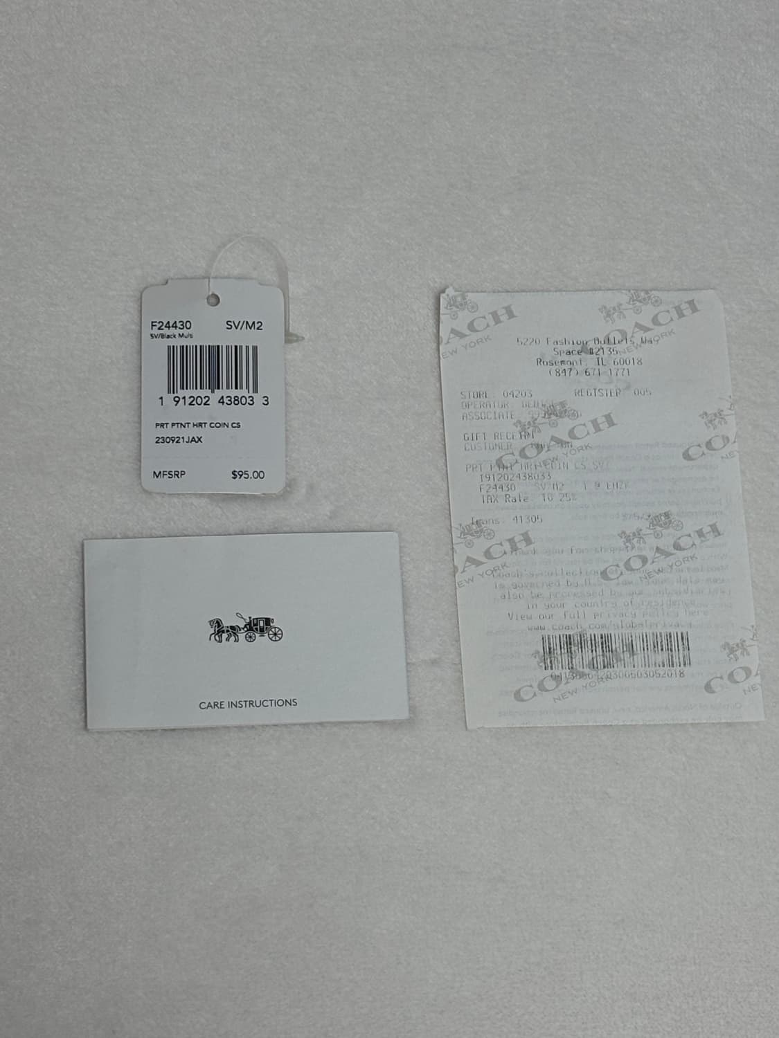 코치 하트 코인 지갑 상품이미지5