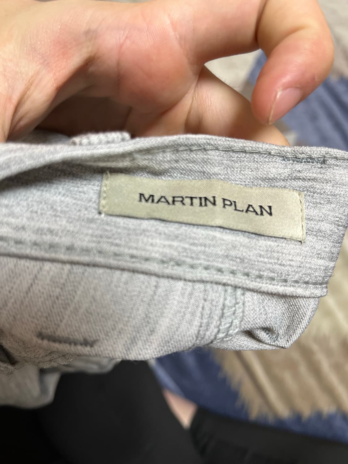 [32] 마틴플랜 린넨 라이크 데님 그레이 판매합니다 상품이미지5