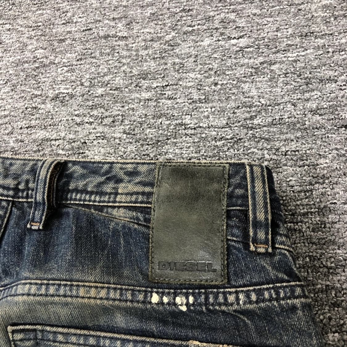 디젤 신세계 정품 블루아이콘 에디션 바이커 한정판 데님 팬츠 중청 상품이미지6