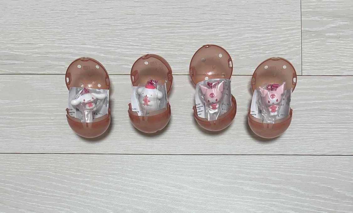 산리오 사쿠라 벚꽃 가챠 개별 및 일괄 판매 새상품 상품이미지1