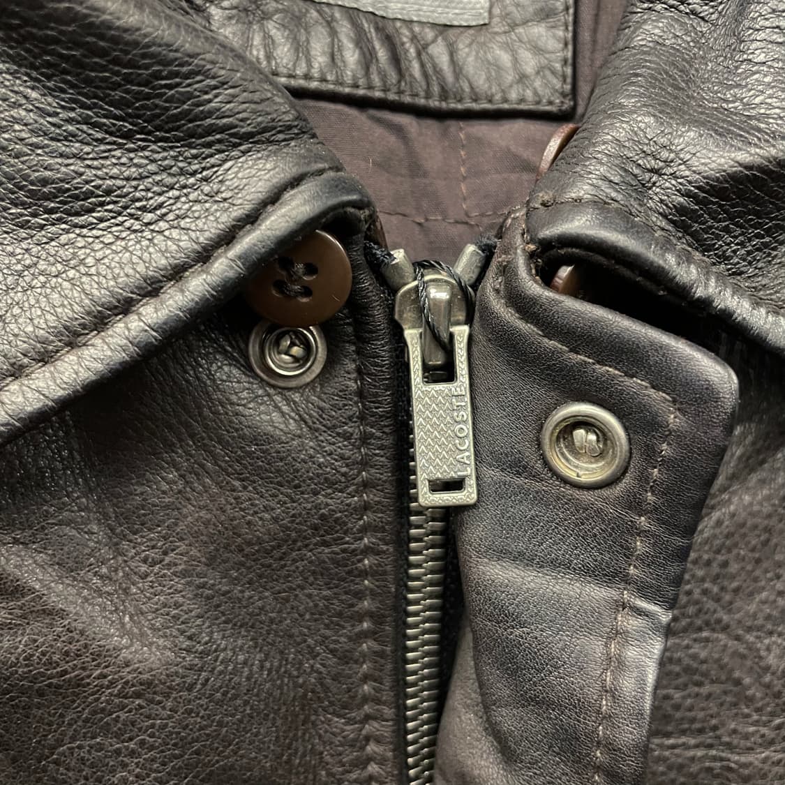 라코스테 A-2 플라이트 송아지 가죽 자켓 상품이미지6