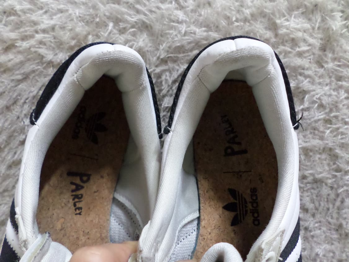 245 아디다스X팔리 슈퍼스타 흰검 운동화 신발  상품이미지8