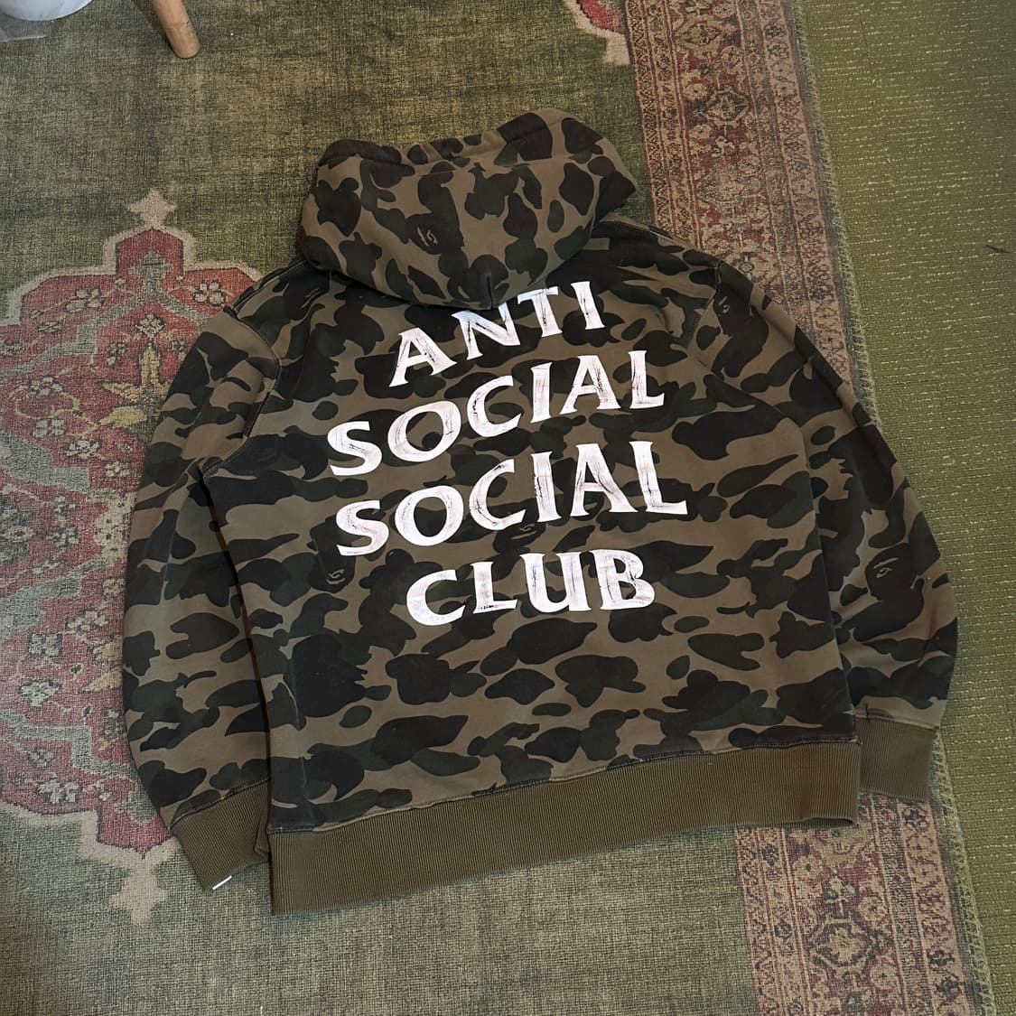 베이프 x 안티소셜 후드 티셔츠 상품이미지2