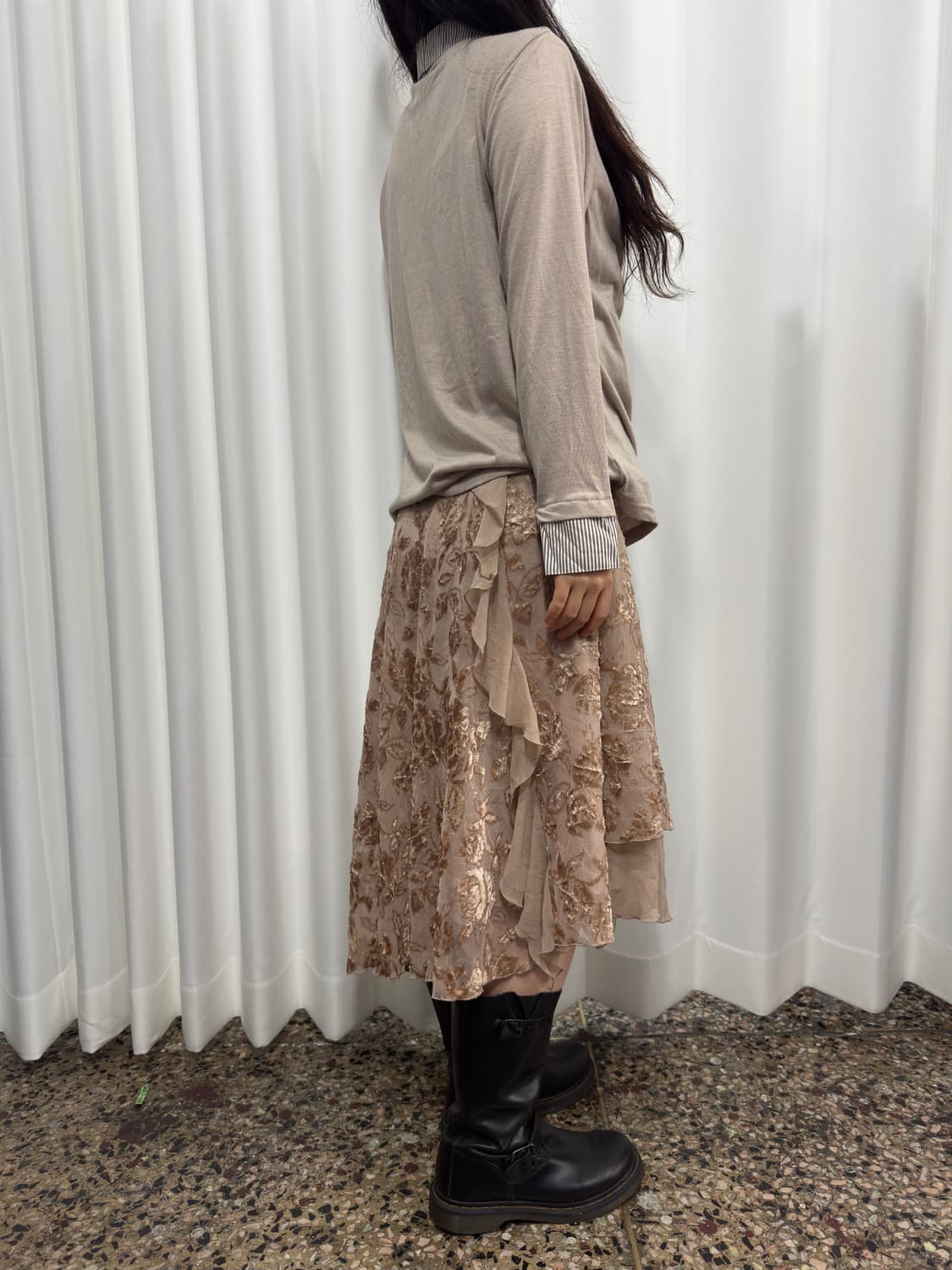 lois crayon design layered skirt 상품이미지5