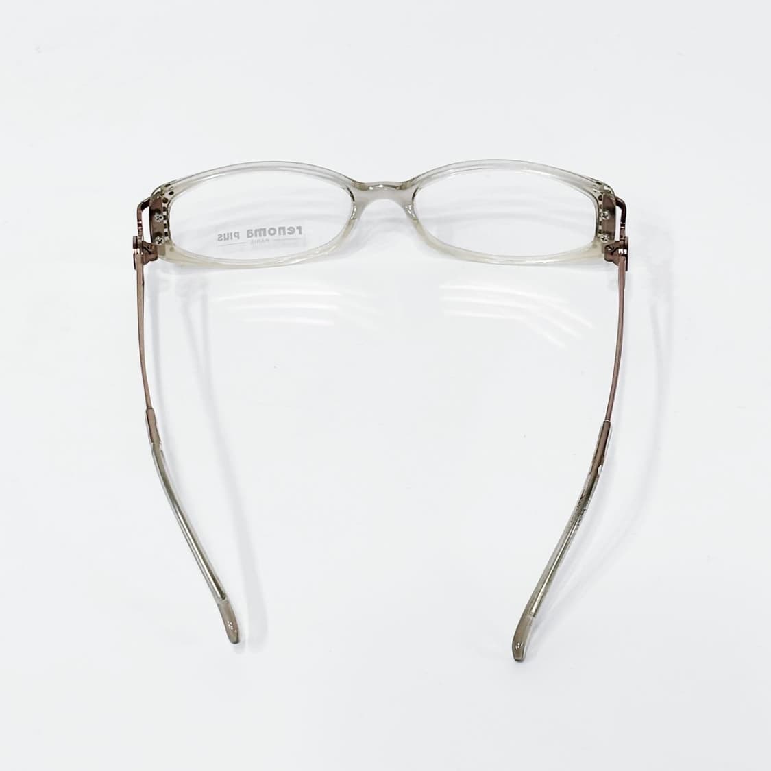 RENOMA 클리어 큐빅 뿔테 데드스탁 빈티지안경 상품이미지5
