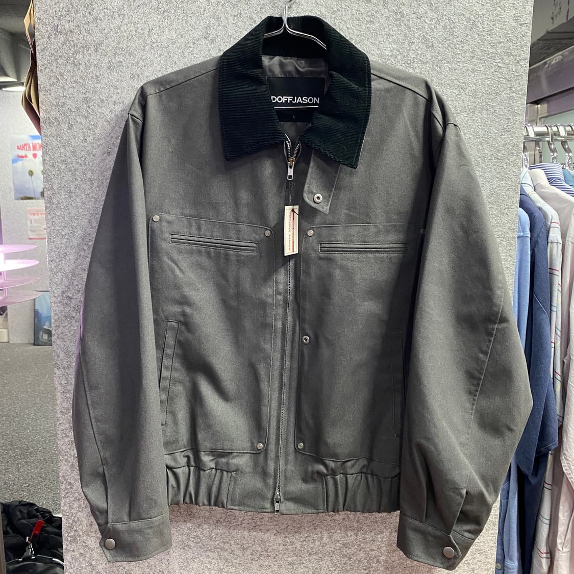 도프제이슨 그레이 리암 워크 자켓 B4114 상품이미지2