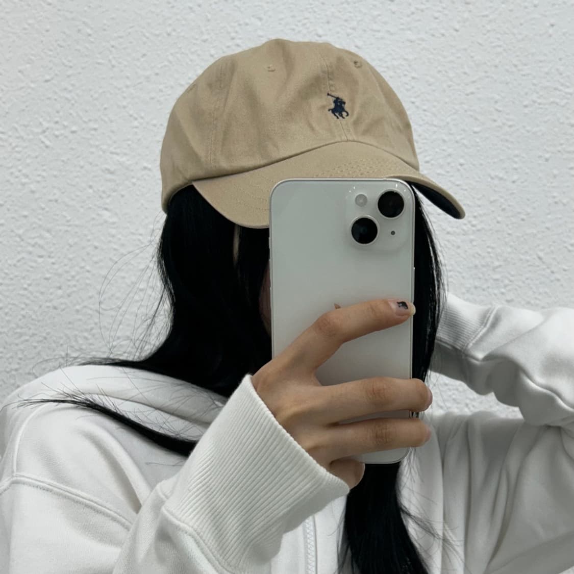 폴로 랄프로렌 네이비포니 베이지 볼캡 상품이미지1