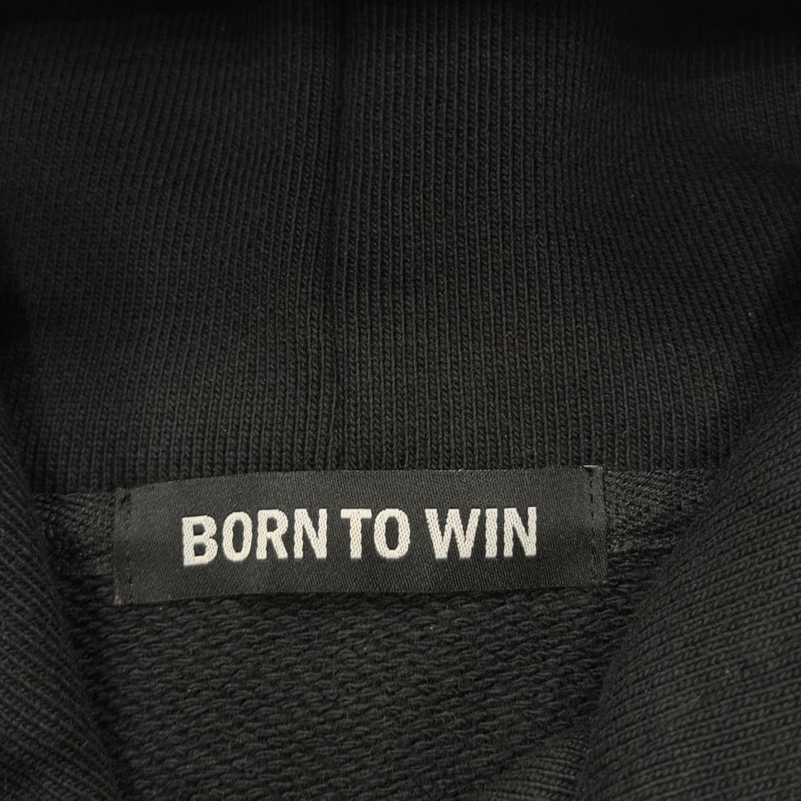 본투윈 AGP 크롭 후드티 블랙 1 상품이미지4