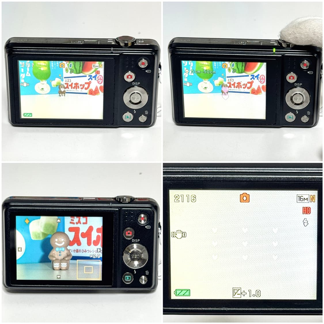 카시오 엑슬림 ZS160 블랙 빈티지디카 상품이미지5