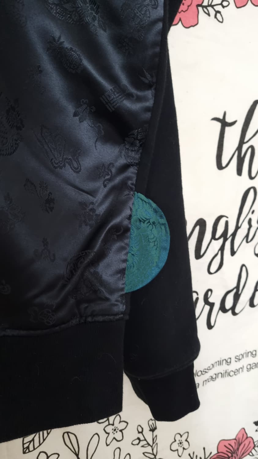 71to96 Hanbok sweat setup-zipup (Black) 상품이미지5