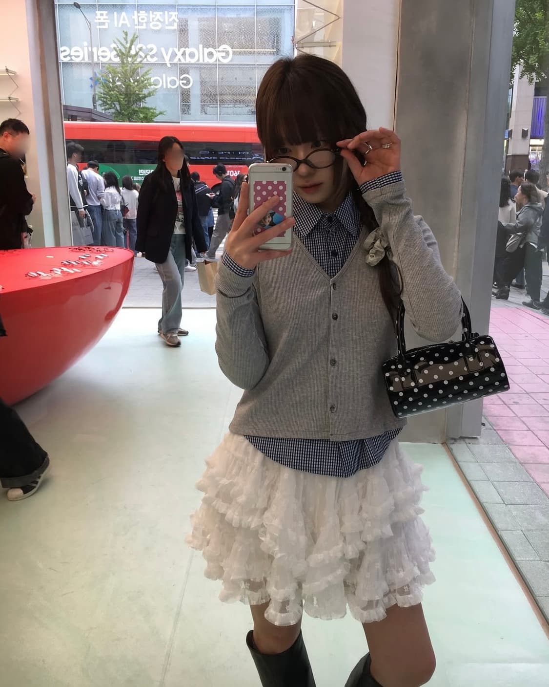 레이스 캉캉 치마바지 상품이미지2