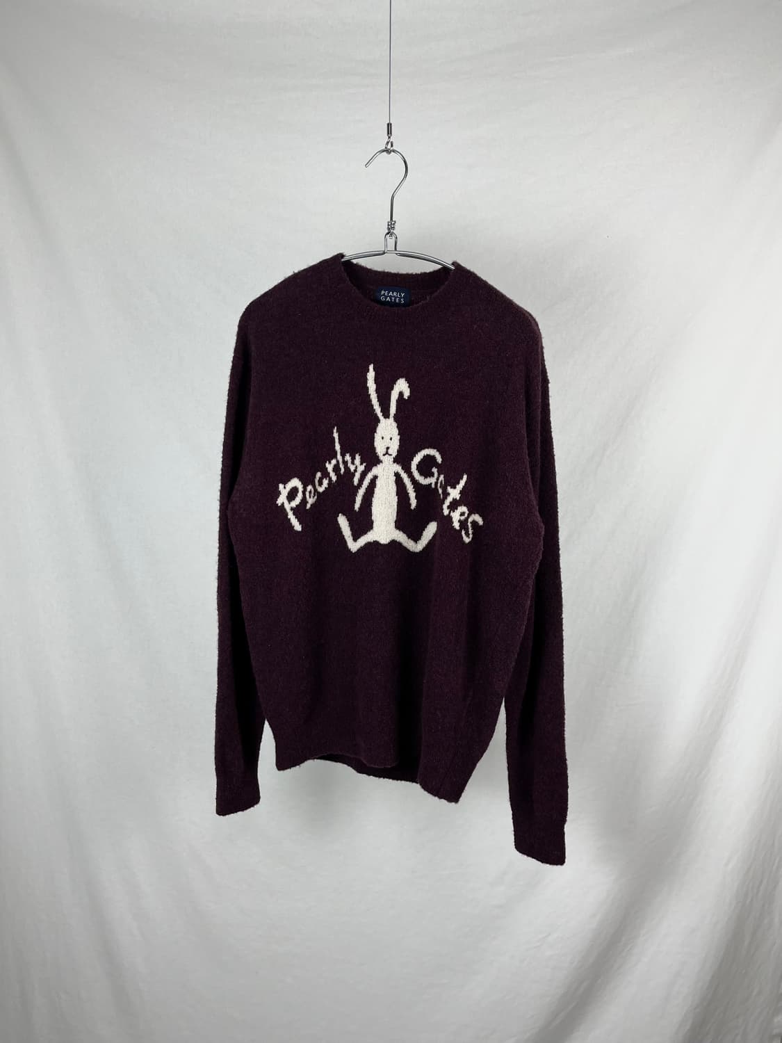 PEARLY GATES 버건디 컬러니트 상품이미지1