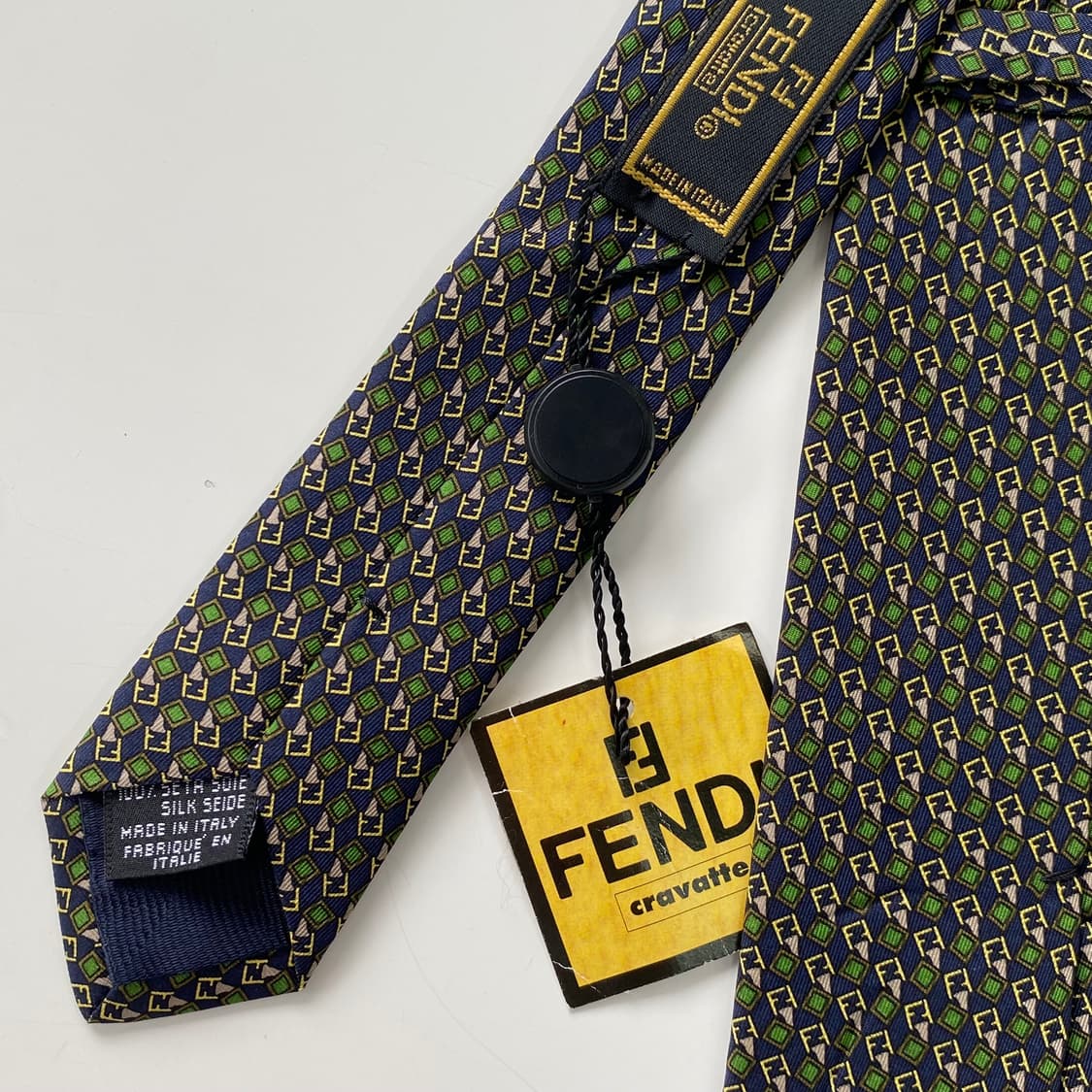미사용품 택달린 펜디 (FENDI) 모노그램 명품 정품 넥타이 상품이미지6