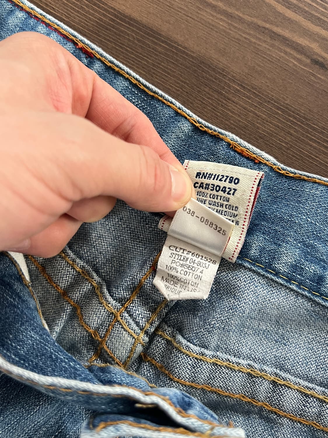 True Religion 트루릴리전 조이  연청 부츠컷 나팔핏 데님 팬츠 상품이미지8
