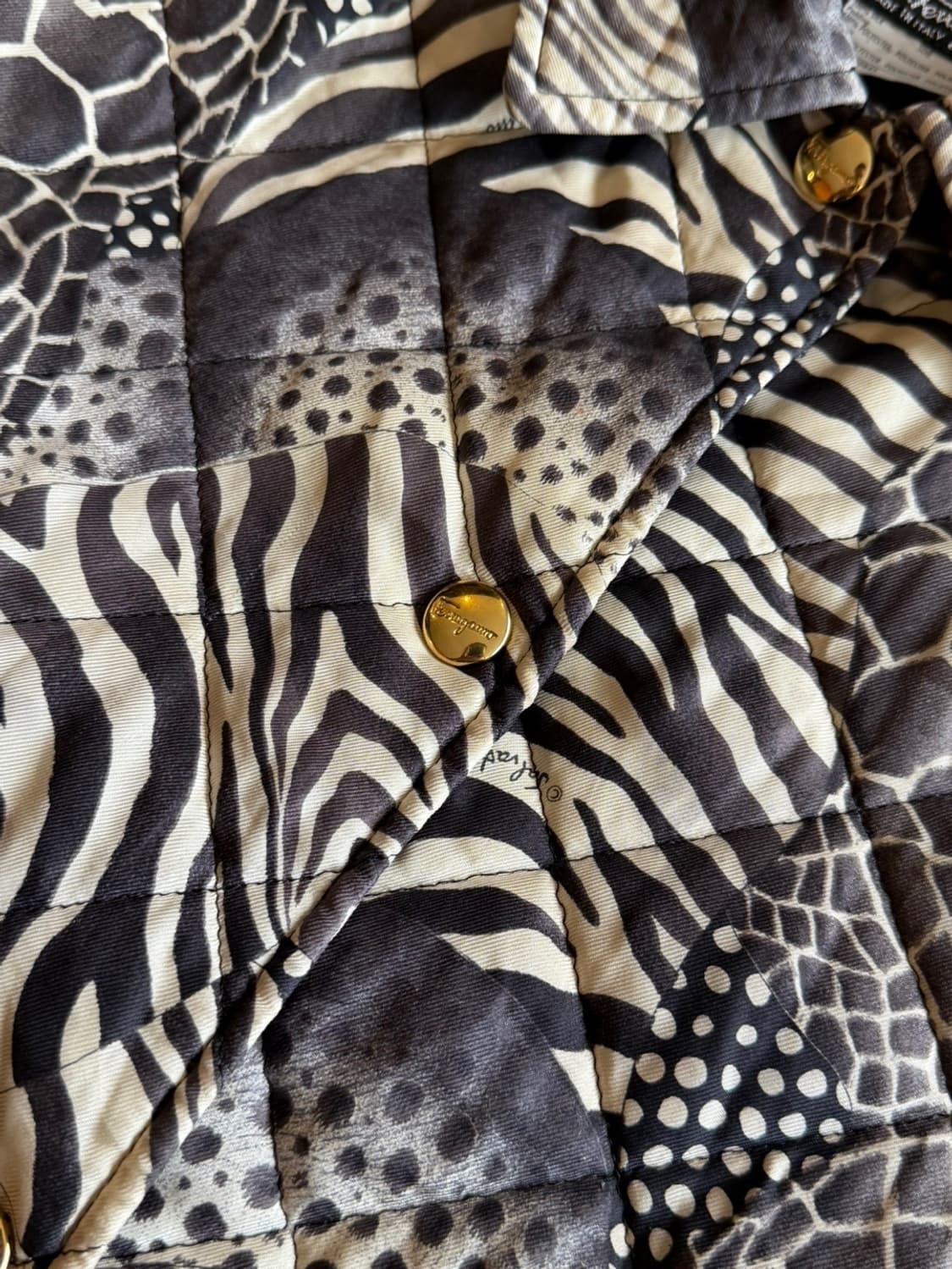 살바토레 페라가모 퀼팅 자켓 66~77 상품이미지4