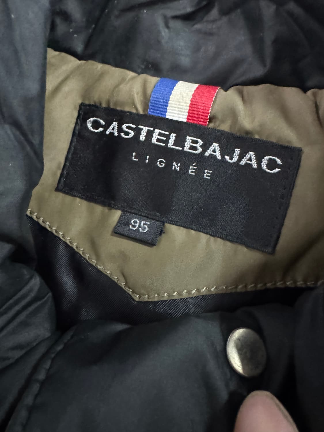 여성 까스텔바작 령량 퀄팅 자켓 M 올리브카키 상품이미지4