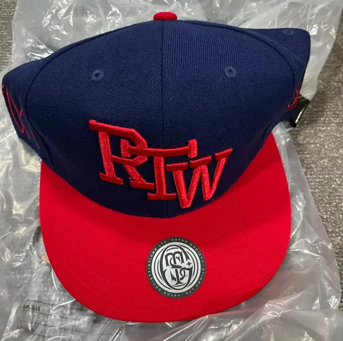 스티그마 레드 네이비 모자 스냅백 볼캡 새상품 상품이미지1