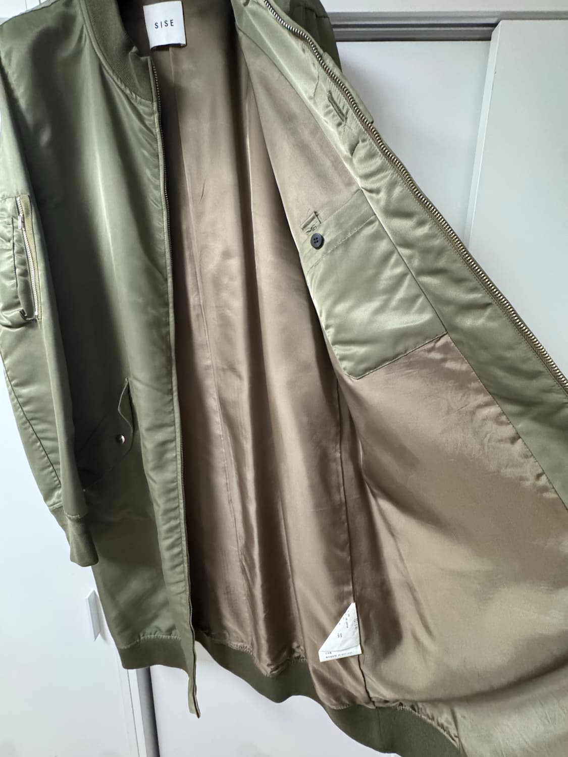 Sise 롱 봄버자켓 상품이미지6