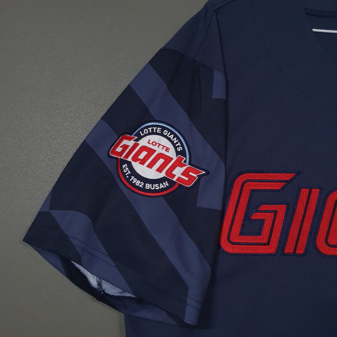 110 (2XL) 롯데자이언츠 카파 노진혁 마킹 어센틱 원정 유니폼 져지 상품이미지5