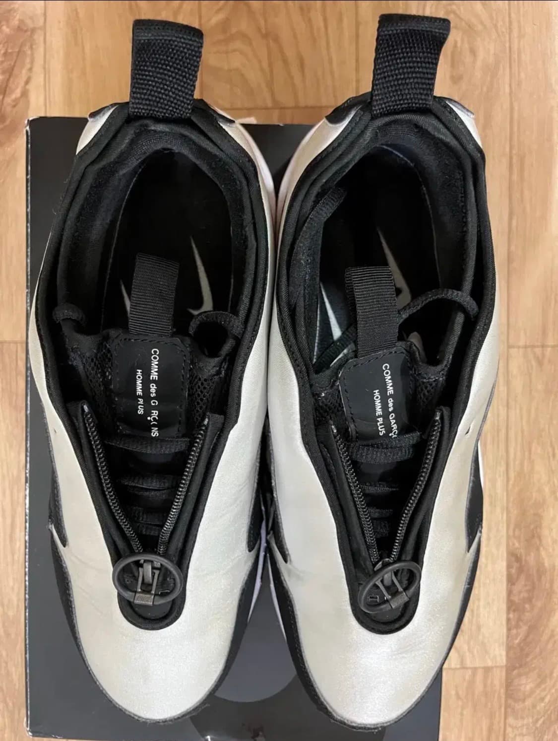 나이키 꼼데가르송 옴므플러스 에어맥스 선더 sp 화이트블랙 상품이미지4