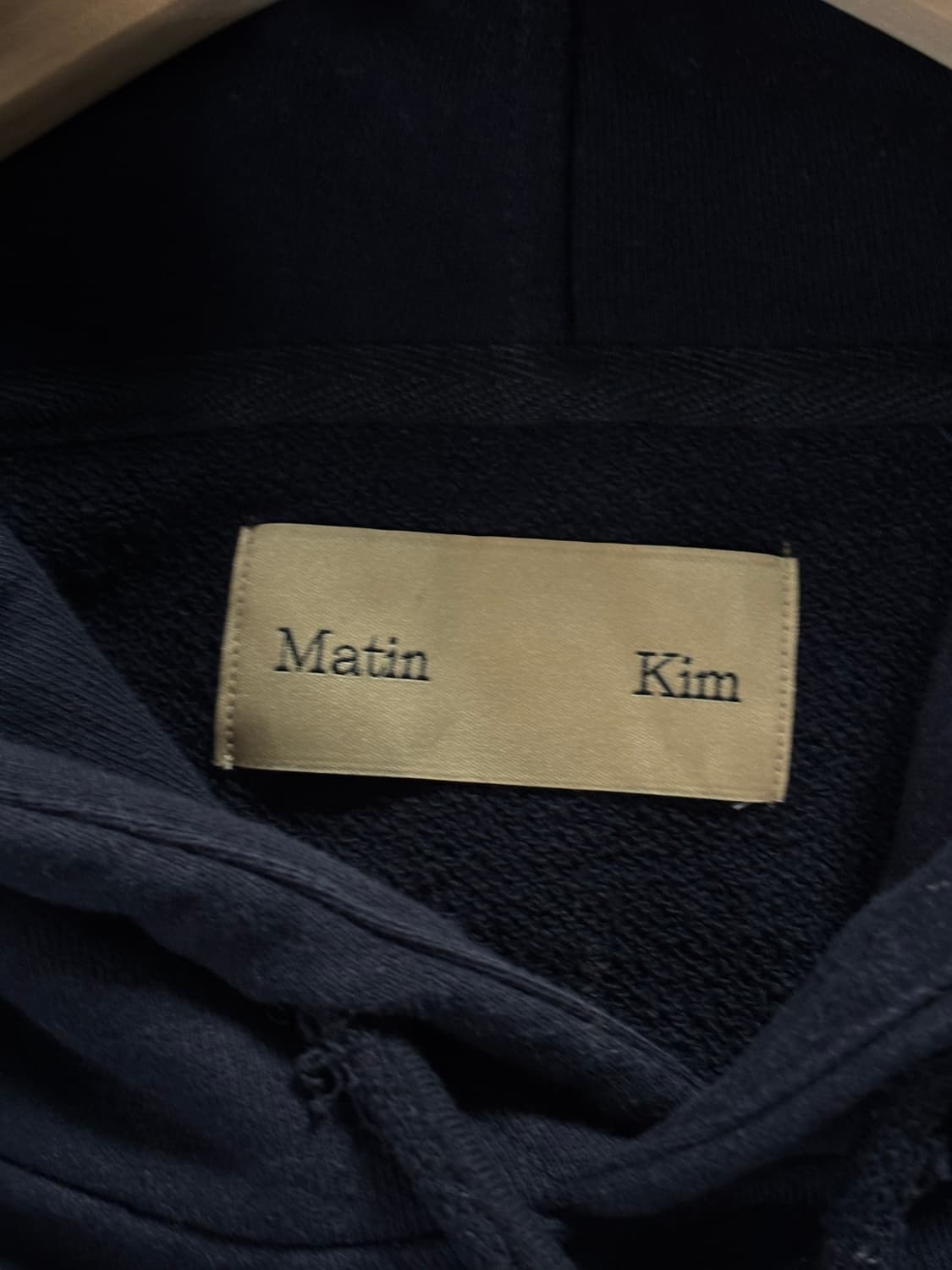 Matin Kim 마뗑킴 배색 후드티 상품이미지5