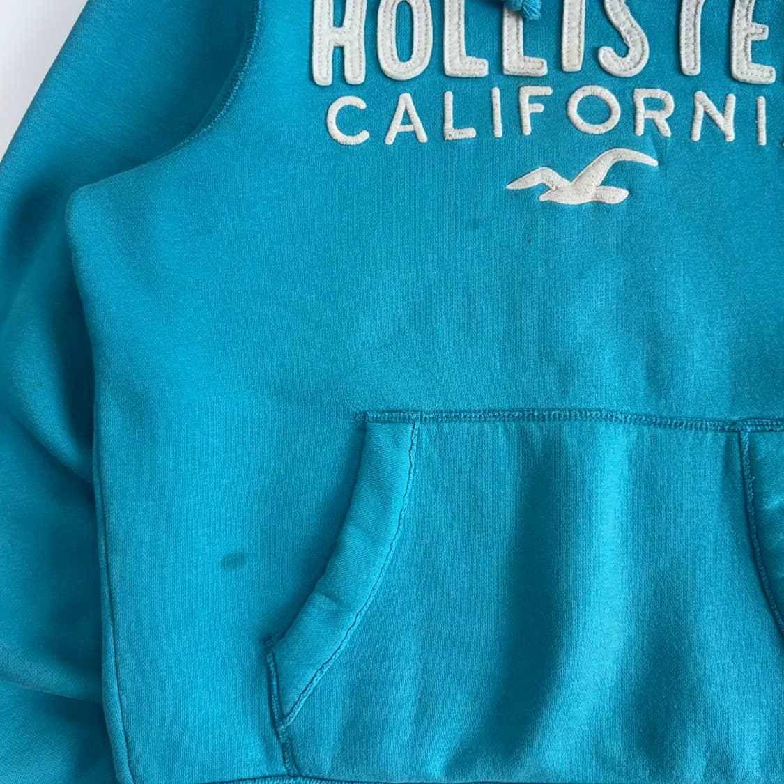 Hollister 홀리스터 스펠아웃로고 블루 후드티 상품이미지6