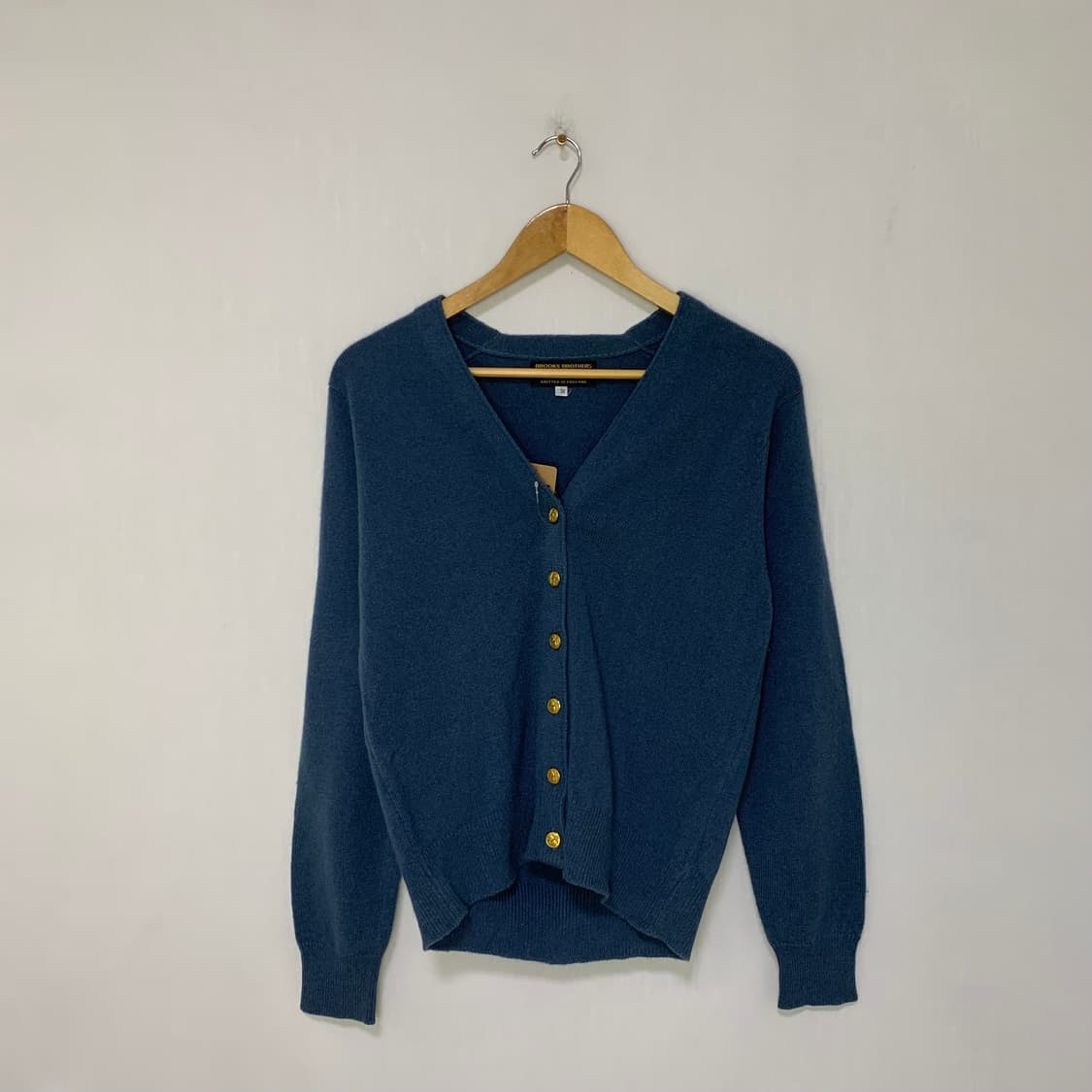 브룩스 브라더스 빈티지 블루 가디건 36 사이즈 상품이미지1