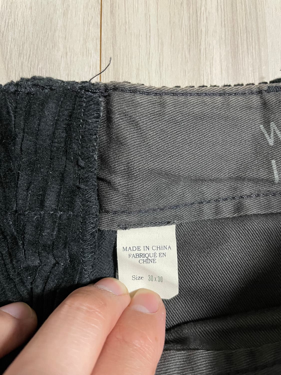 RRL 블랙 코듀로이 팬츠(30x30) 상품이미지6