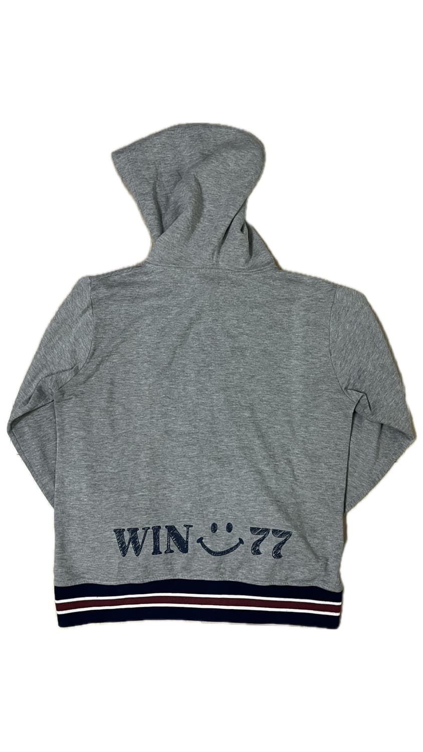 그레이 스마일 후드집업 상품이미지7