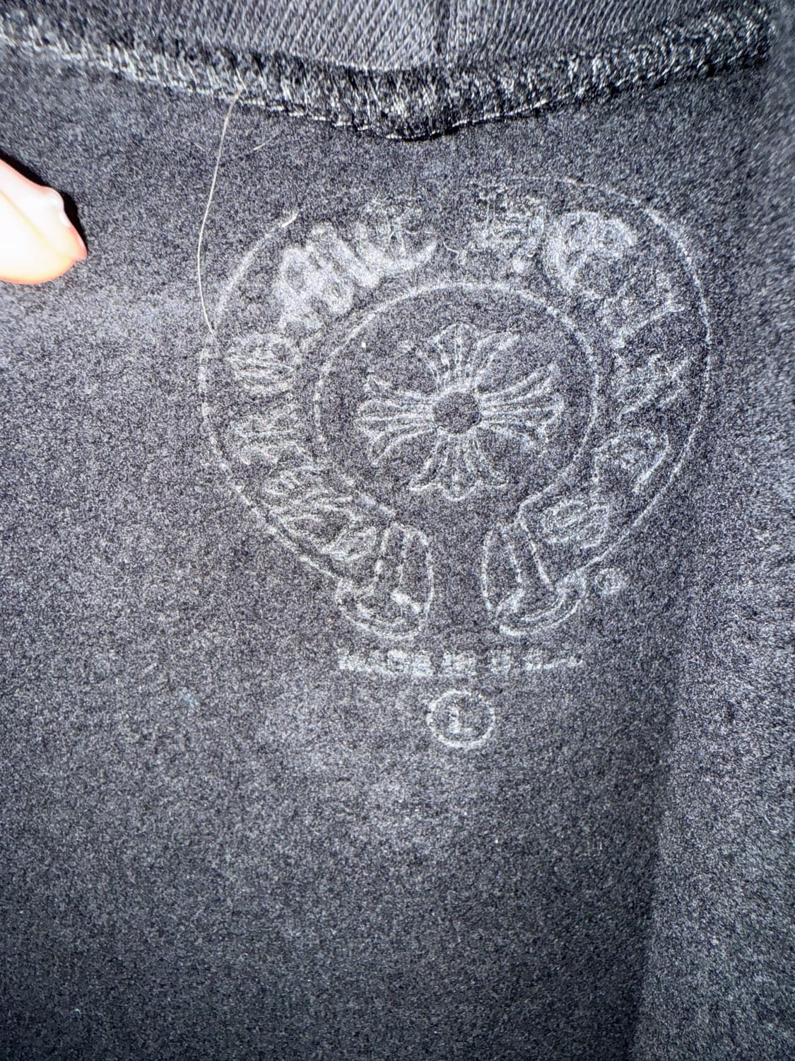 크롬하츠 홀스슈 플로랄 후드집업 L 상품이미지2