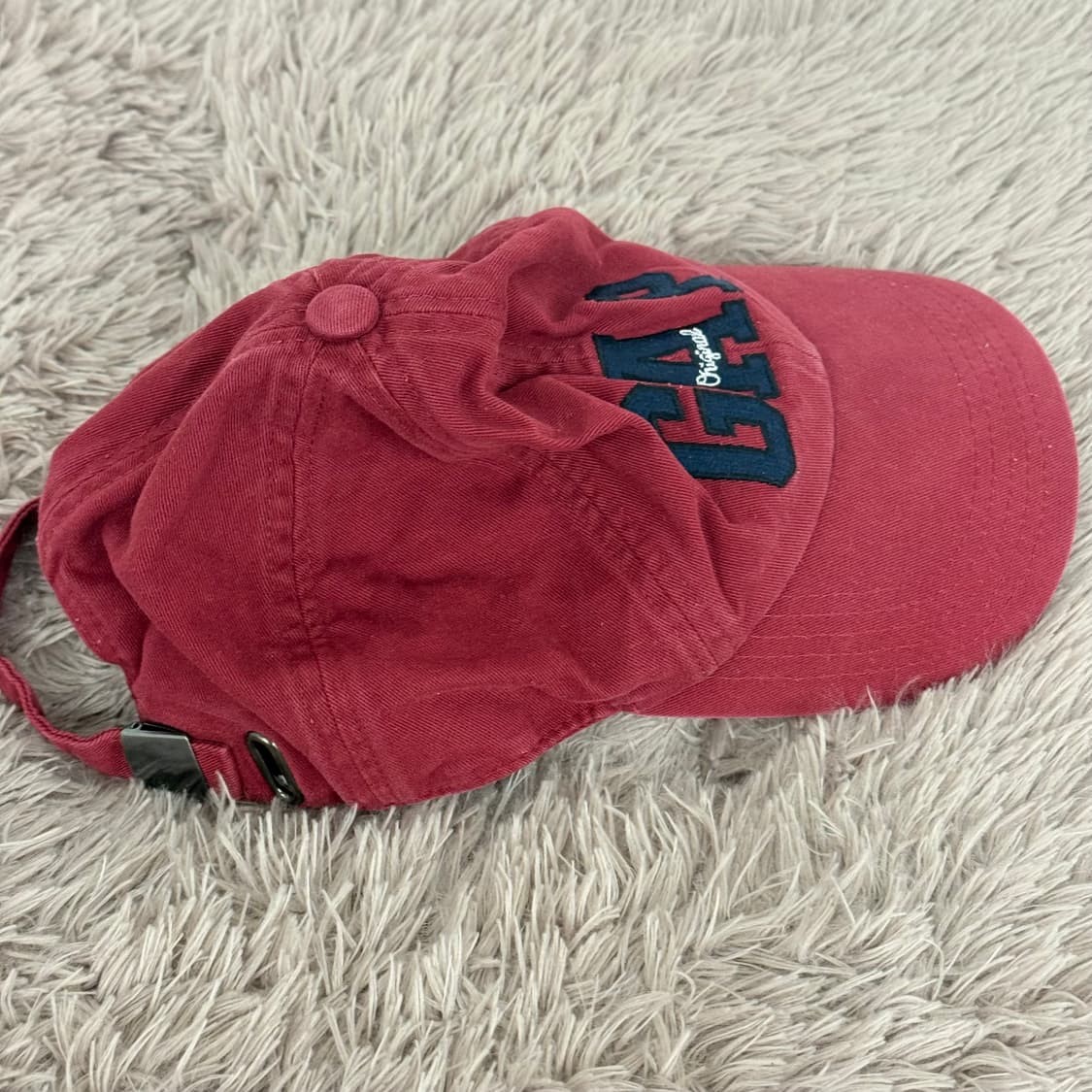 갭 오리지널 스펠아웃 빈티지 레드 볼캡 (57,60cm) 상품이미지4