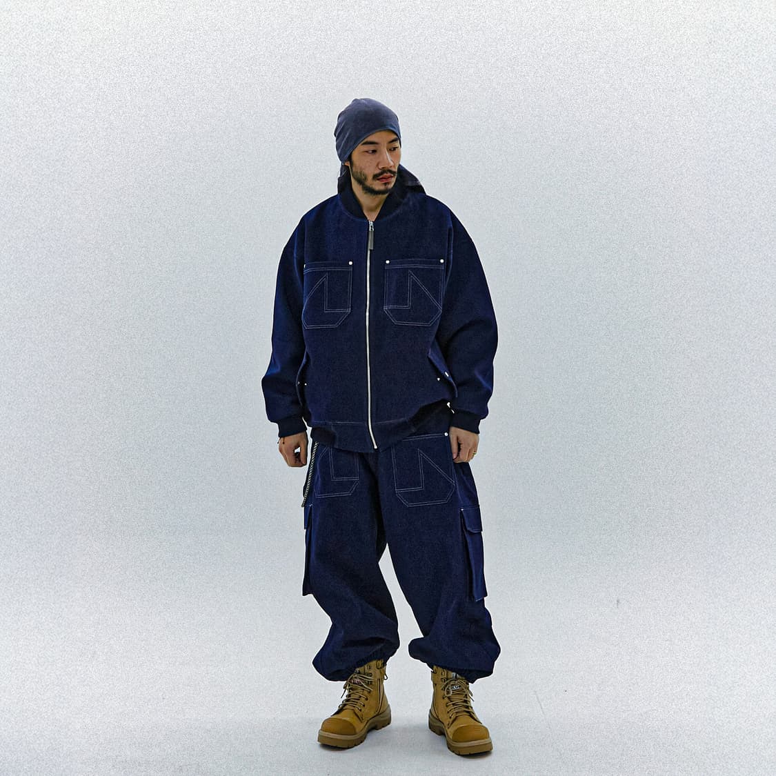 Unwashed Denim Work Pants(XXL) 상품이미지3