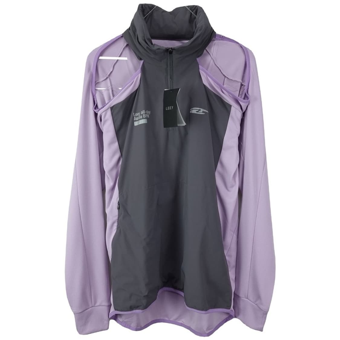 [LEEY YEEL](새상품)스포티 오픈 숄더 후디드 그레이 M19818 상품이미지3