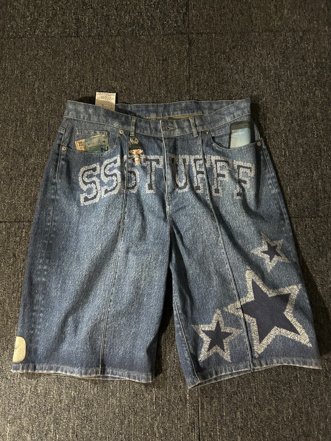 SSSTUFFF Many elements denim shorts 반바지 상품이미지1