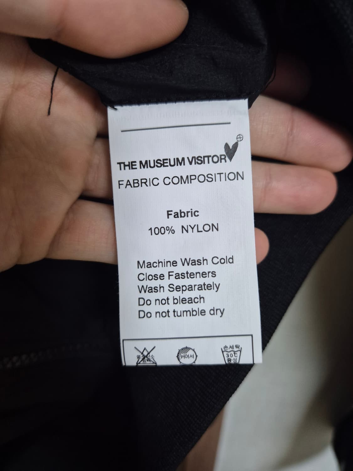 Love curved zipper windbreaker black 2XL 상품이미지6