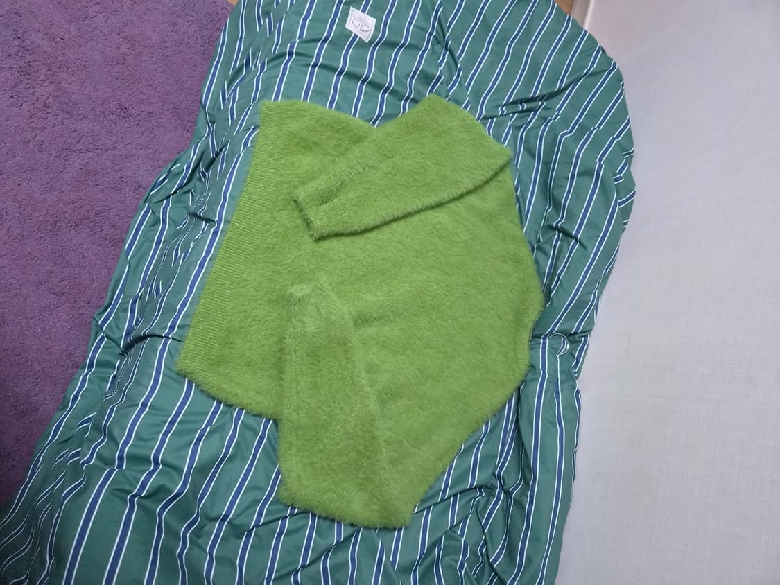 디미트리블랙 에센셜 니트 그린 상품이미지3