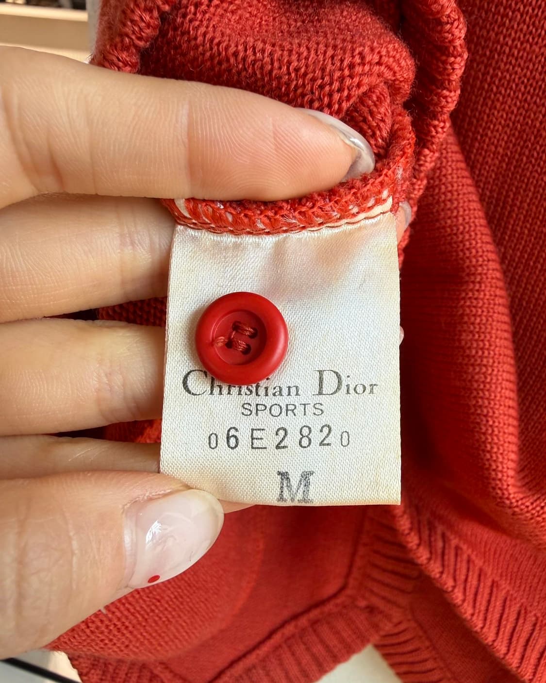 크리스찬 디올 오렌지 베스트 가디건  상품이미지9