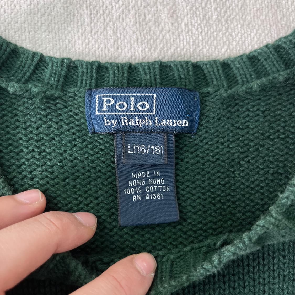 95 폴로랄프로렌 코튼 니트 상품이미지4