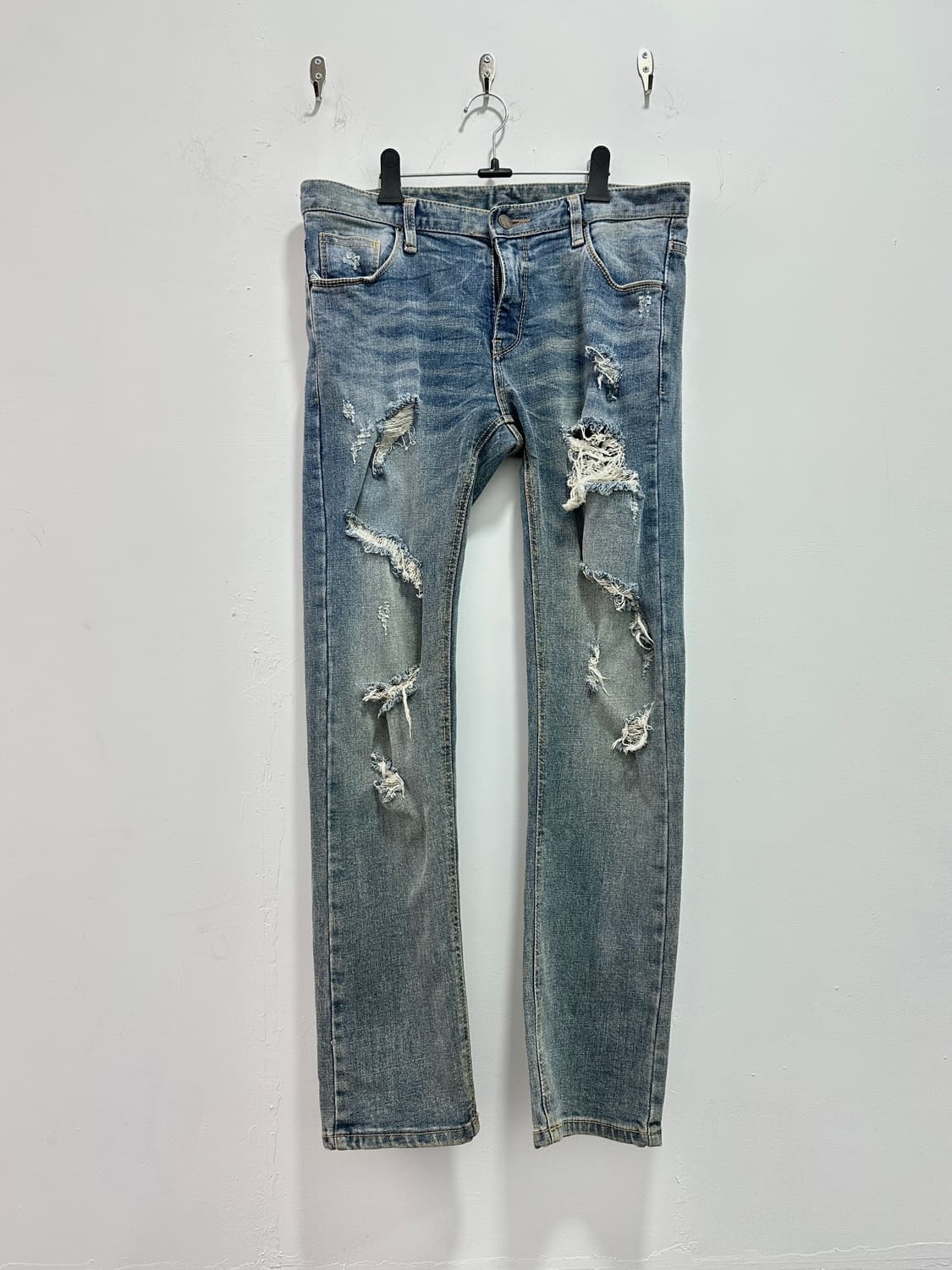 Vintage distressed denim pants 상품이미지5