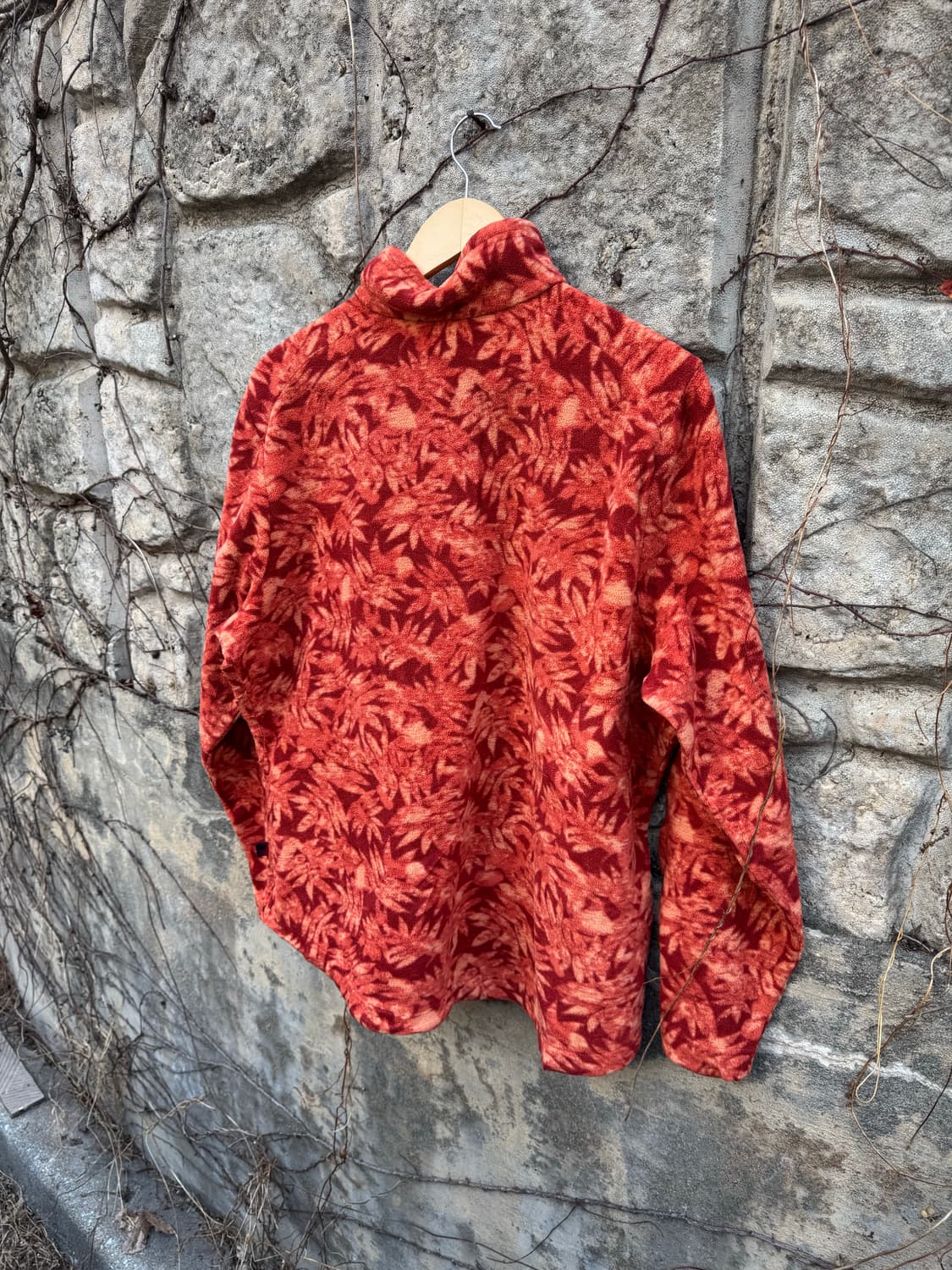 울리치 빈티지 낙엽패턴 플리스 자켓 상품이미지2