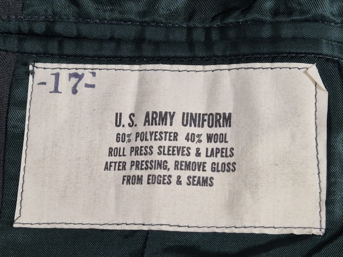 미육군 구형 제1군 25보병사단 상병 정복 전투복 상의 자켓 (L) 상품이미지9