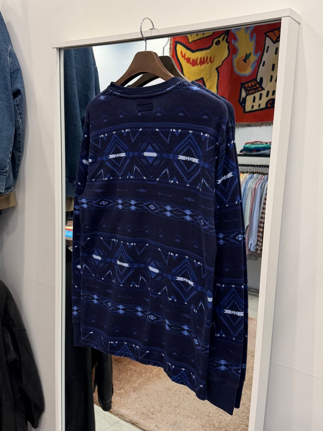 Polo ralph lauren 폴로 랄프로렌 써멀 와플 나바호 롱슬리브 상품이미지5