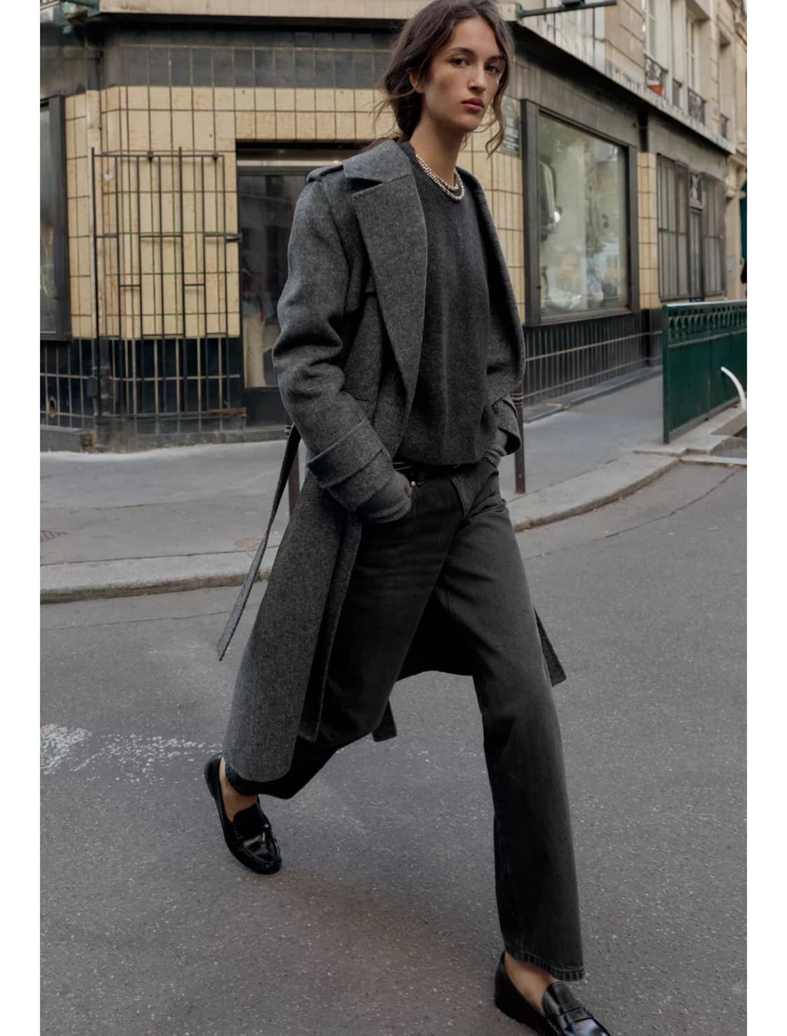 자라 롱코트 상품이미지3