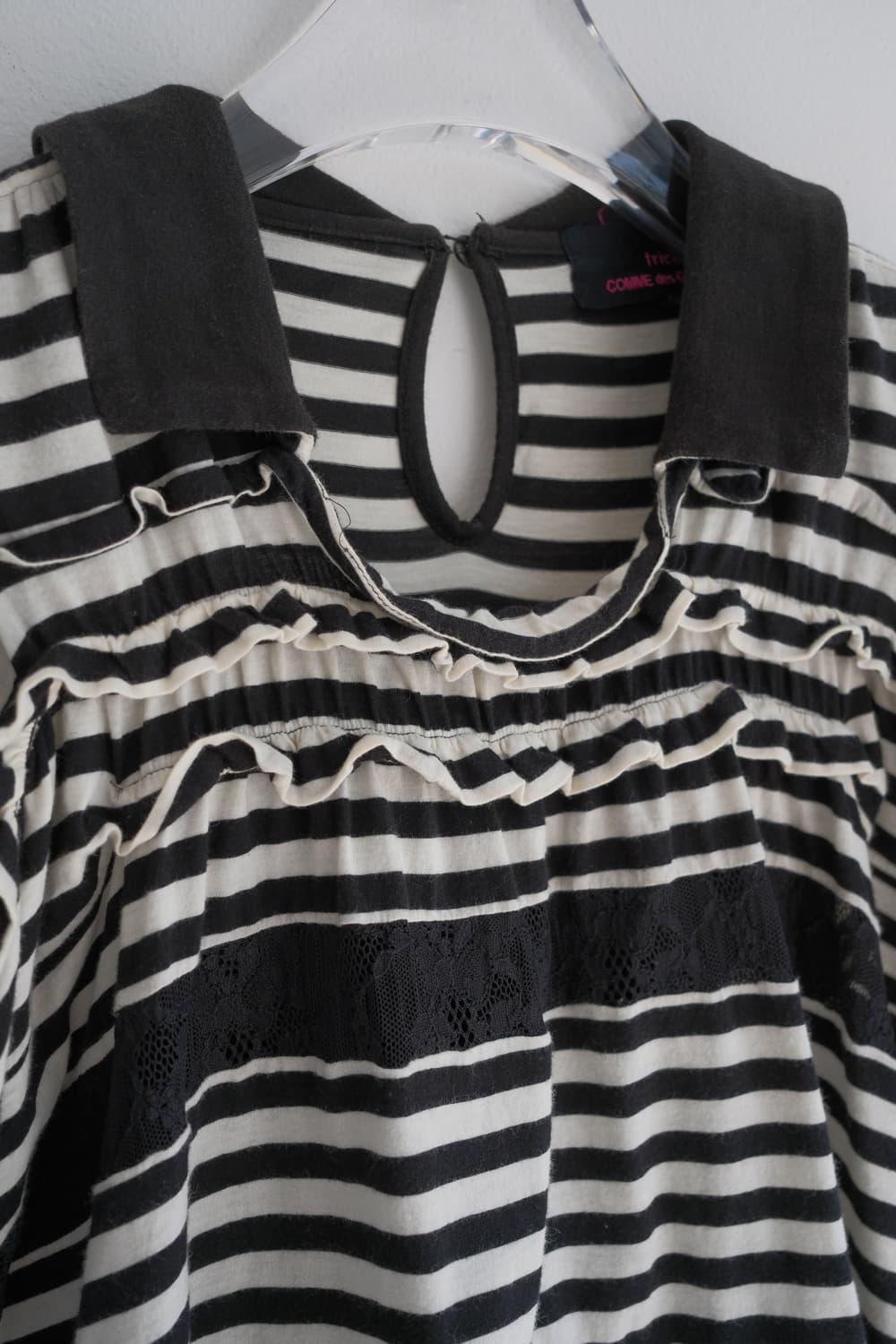 Lace stripe top 상품이미지6