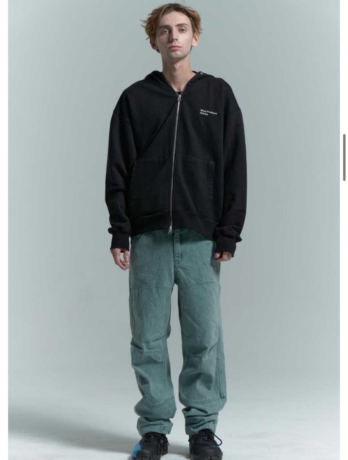 L) 플라스틱프로덕트 MPa CALF POCKET PANTS 에메랄드 상품이미지2