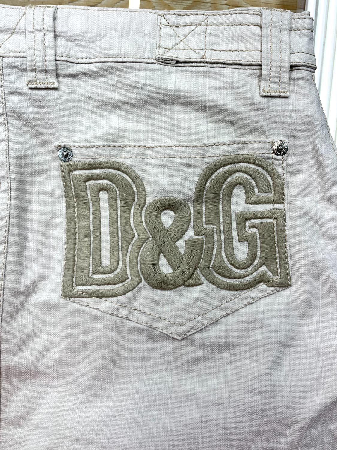 돌체앤가바나 y2k D&G 미니 스커트 상품이미지8