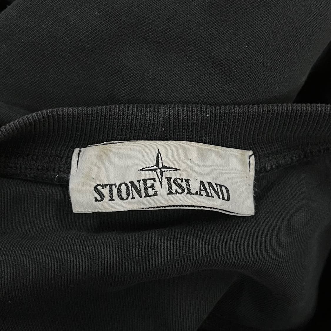 [정품/L] 스톤아일랜드 블랙 맨투맨 티셔츠 b12 상품이미지6