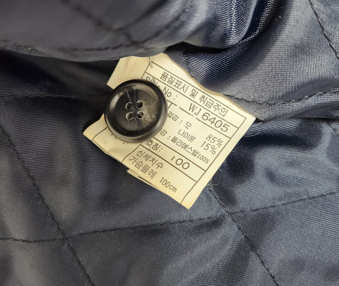 VNESS 모직 체크 누빔 자켓 상품이미지4